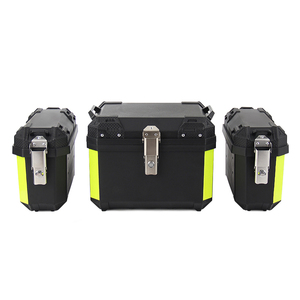 Baúl Completo de Alta Calidad para TANK BWS ADV, Baúl de 45L, Cajas Laterales de 20L*2/28L*2, Bolsa de Sillín para Motocicleta, Caja de Plástico PP Negra - Product Image 1