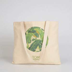 Bolsa de Mano de Lona Natural con Impresión Personalizada, Certificada por BSCI y SEDEX, Reutilizable, Hecha a Mano, con Logotipo Personalizado, para Uso Diario - Product Image 3