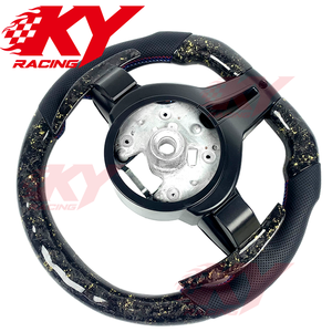 Volant de course en fibre de carbone forgé sur mesure pour BMW F87 F83 F34 F32 F30 F22 F10 M3 M4 Série 5 - Product Image 3