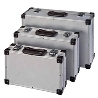 Caja de Almacenamiento Personalizada de Aluminio, Estuche Rígido para Transporte
