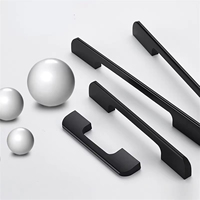 Poignées et boutons de meubles RHETECH modernes en alliage de zinc doré pour armoires de cuisine, chambre et salle de bain - Poignées de porte et boutons de commode durables