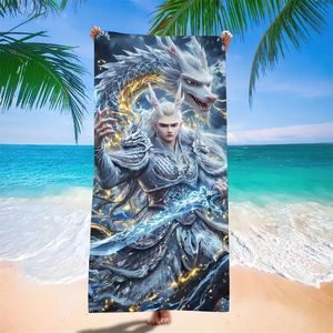 Microfiber Beach Towels Customization Cartoon Animes Boys Character Kids Dragon 3d Printed Personalized <b>Bath</b> Towels - Product Image 4