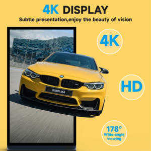 Écran interactif 4K de 75 pouces en plein écran pour affichage publicitaire intérieur, support au sol, signalisation numérique avec CMS basé sur le cloud pour centre commercial - Product Image 3