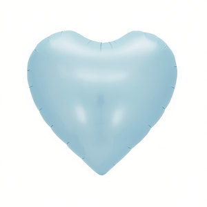 Globo de Corazón Azul Bebé de 45cm con Gráficos Impresos para Fiesta de Baby Shower, Modelo 44289 - Product Image 1