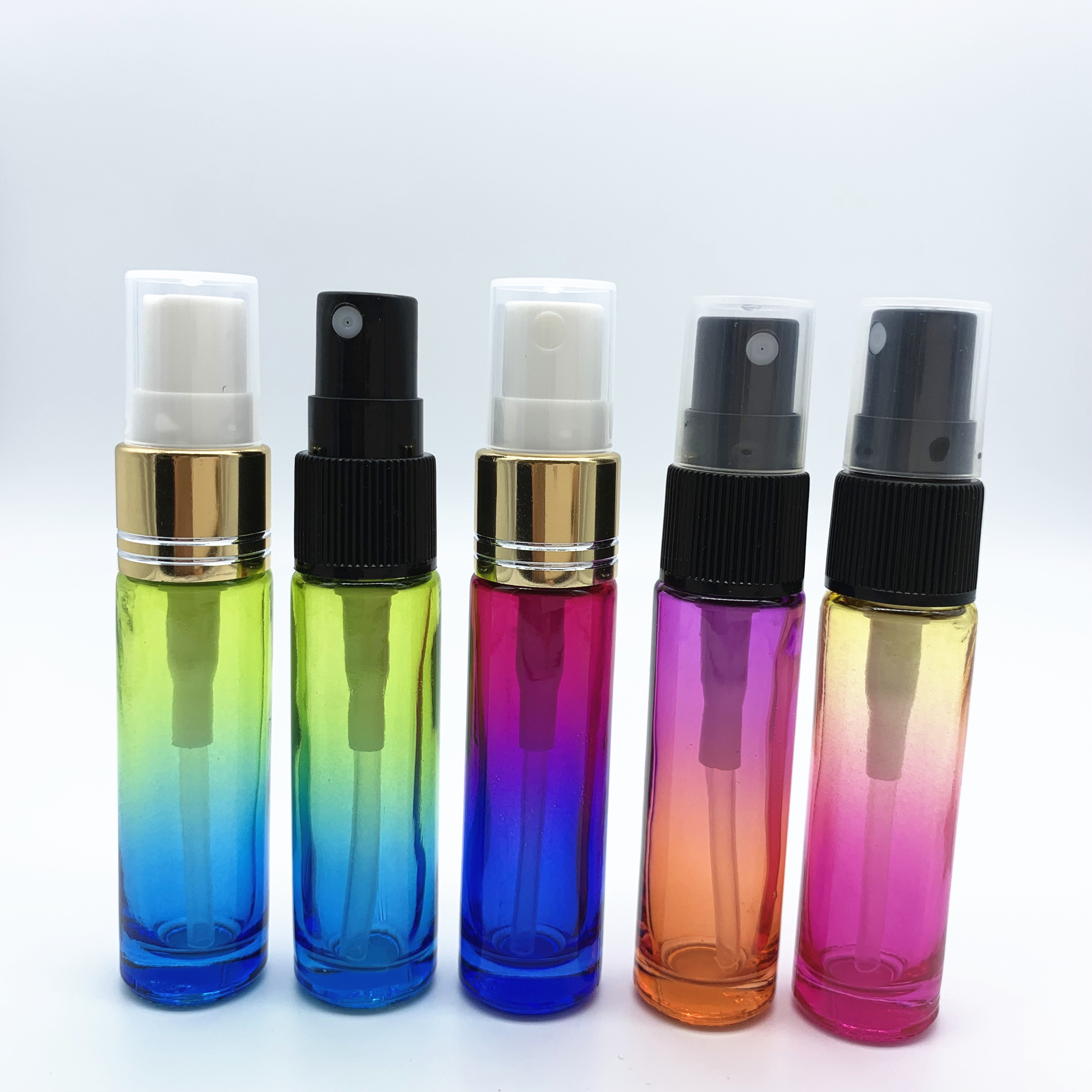 Screw Top Empty Perfume Cologne Sample Spray Bottles 5ml 10ml