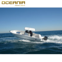 OCÉANIE 22CC en fibre de verre bateau bateau à moteur mini yacht1 péniche