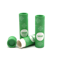 Boîte cylindrique en carton kraft écologique avec logo personnalisé, doublure en aluminium alimentaire recyclable, pour bonbons et gommes