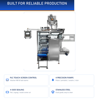 Machine de remplissage intelligente entièrement automatique certifiée CE, 4 à 6 voies, pour liquides, sauces, huiles piquantes et assaisonnements en bouteilles et sachets