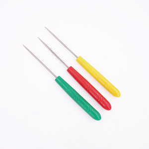 Plastic Handle Awl Stainless Steel Colored Hand Sewing <b>Leather</b> Craft <b>Tool</b> - Product Image 5