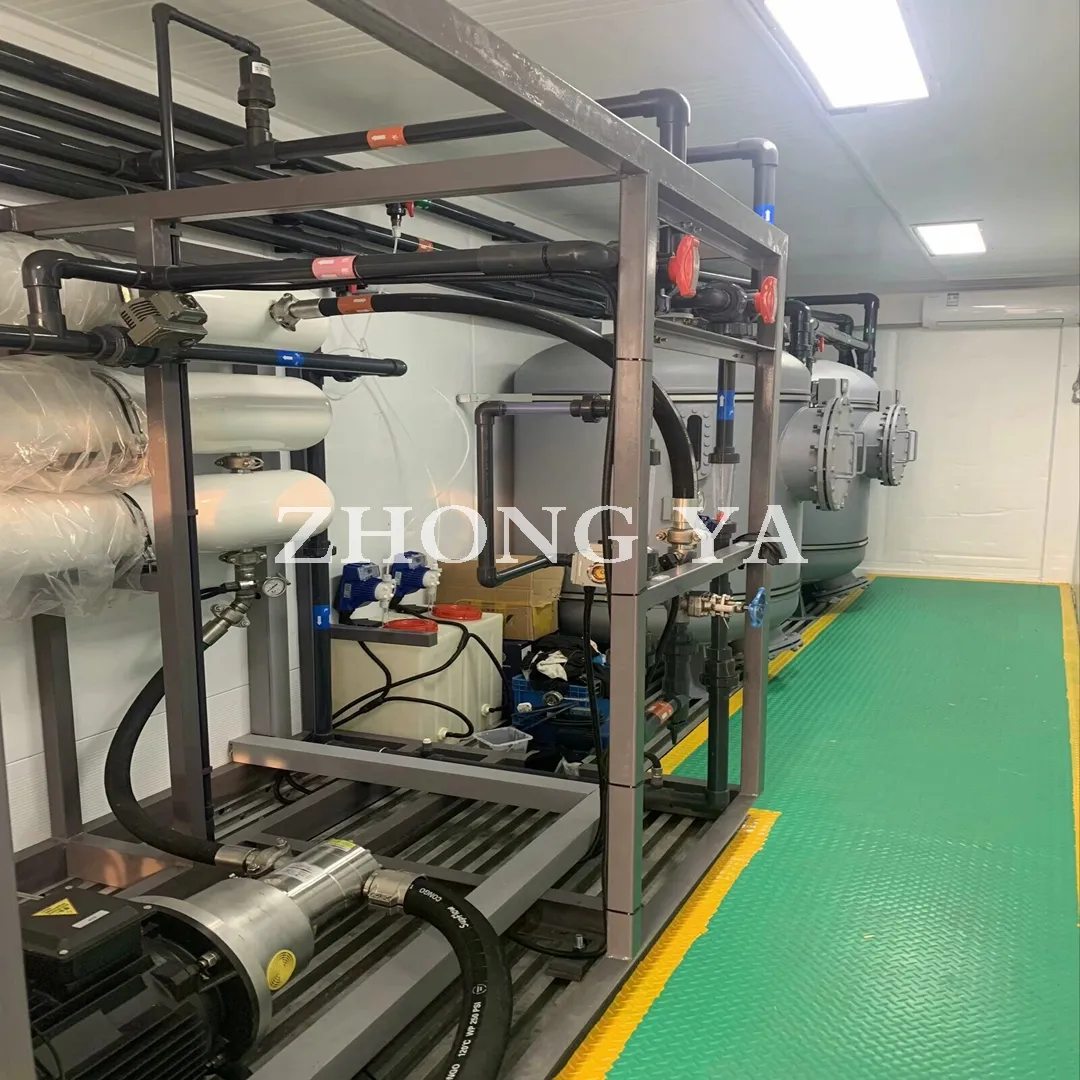 Quick Installation containerized UF-SWRO Sea water Desalination system plants with different capacity