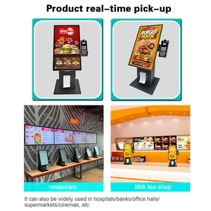 Máy tính để bàn 15.6 inch tự phục vụ đặt hàng Android 11 ki-ốt trong nhà hàng đặt hàng Bảng menu kỹ thuật số hiển thị máy tự đặt hàng - Product Image 4