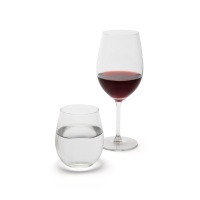 Excelsa Minimalistische Wijnglazen Set 6 Stuks Vaatwasserbestendig Met Steel & Zonder Steel Kristalheldere Drankglazen Nederland