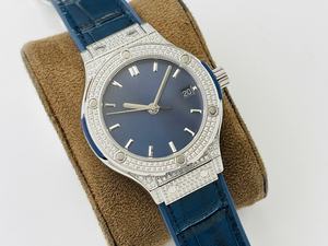 Sapphire diamond-studded bezel automatic mechanical rubber diving <b>watch</b> for men - classic business style stainless steel - Product Image 3