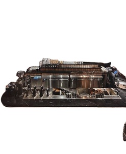 Thiết kế mới quầy <span class=keywords><strong>bar</strong></span> hình chữ L cao cấp bằng gỗ và đá cẩm thạch, phù hợp cho quán <span class=keywords><strong>bar</strong></span>, nhà hàng. - Product Image 3