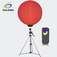 Éclairage de ballon LED RGB DMX SHLEME Powermoon Lumières de festival de Noël
