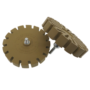 4inch 100mm đánh bóng bánh xe cao su tẩy bánh xe với khoan Adapter cho nhãn dán vinyl đề can đề can loại bỏ băng công cụ điện - Product Image 6