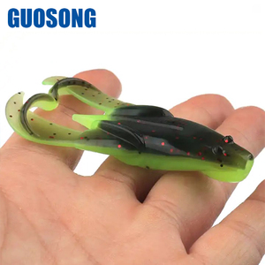 2025 nouveauté 75mm 8g 3 pièces/boîte TPE son <span class=keywords><strong>grenouille</strong></span> pêche à la mouche insecte artificiel leurres souples <span class=keywords><strong>grenouille</strong></span> leurres de pêche - Product Image 1