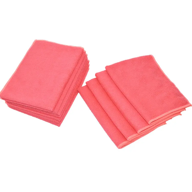 Factory Hot Sell 40*40cm microfiber cleaning cloths polishing car microfiber cloth car kitchen towel microfiber towel