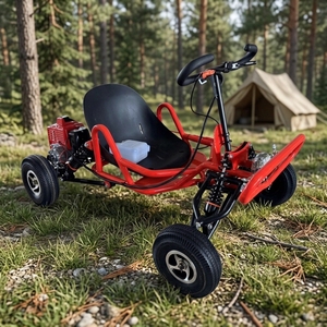 Go Kart Hidráulico con Motor BLDC de 750W y Eje de Transmisión para Adultos, 48V 20Ah, 70km/h, Uso en Exteriores, Rueda de 80cm, Carga de 200kg - Product Image 2
