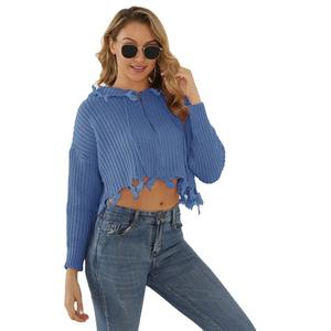 Maglione da donna in maglia larga personalizzato di alta qualità IWG015 - Product Image 1