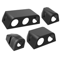 Prise de chargeur USB 12V 24V pour voiture, en fibre de nylon, à un, deux ou trois trous, pour montage en surface ou sur panneau de tente