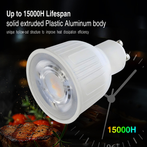 หลอดไฟสปอตไลท์ LED GU10 กำลังสูง 9W SMD 2835 27000K-6000K พลาสติก+อะลูมิเนียม รับประกัน 2 ปี ได้รับการรับรอง ETL - Product Image 1