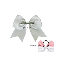 Nœuds de cheveux scintillants à motif drapeau de course à carreaux de 8 pouces pour filles, nœuds papillon à carreaux diamant pour enfants, accessoires capillaires