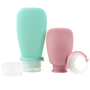 Contenants de voyage personnalisés, tubes anti-fuite sans BPA, accessoires liquides rechargeables pour shampoing, lotion et savon cosmétique - Product Image 4