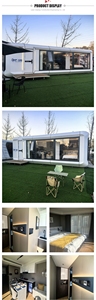 2025 New Design Waterproof Prefab Green <strong>House</strong> Mobile Moving Outdoor Space Pod Villa Apartment Sandwich Construction - Product Image 3
