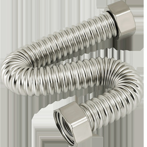 Conector en T Roscado de 6 Puntos, Acero Inoxidable 304, para Tubería Corrugada, Entrada de Agua Fría y Caliente, Accesorios de Cobre para Mangueras de Plomería - Product Image 1
