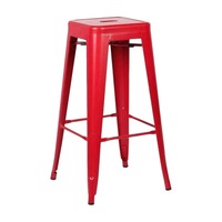 Vente directe d'usine SHENGTAI, tabourets de bar à domicile en métal solide sans dossier, couleur personnalisée, durables, usage commercial