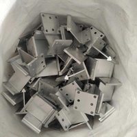 Soportes de Esquina en Forma de L de Chapa Metálica Galvanizada Personalizados de Alta Resistencia para Muros Cortina de Vidrio