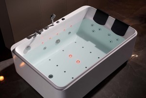 Nouvelles Trends1.9m Cascade Surf Spa Baignoire Villa de luxe Intérieur Bain à remous Baignoire de massage - Product Image 4