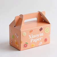 Logo imprimé personnalisé Bonbons Dessert Pâtisserie Biscuit Boîtes en papier en carton Emballage alimentaire Boîte à biscuits Paquet à vendre