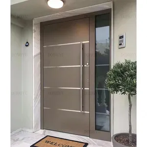 Деревянная алюминиевая дверь