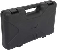 Ensemble d'outils ménagers en fer rouge de 148 pièces, kit d'outils à main pour la maison avec boîte de rangement en plastique
