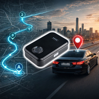 Dispositivo de Rastreo GPS 4G con Sensor de Temperatura y Humedad, Indicador LED de Batería, Alarma Antirrobo