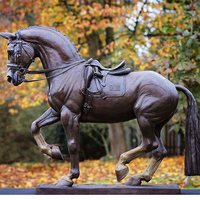 Statue de cheval en bronze grandeur nature, sculpture de cheval au galop en métal moulé pour la décoration de jardin, parc, place publique, paysage, sur mesure