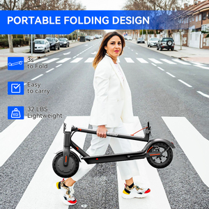 Vente en gros Certificat 36V 10AH Batterie Scooter électrique 350W Grand moteur Deux roues OEM Temps d'alimentation Charge Noir E Scooter - Product Image 6