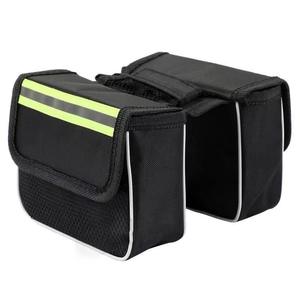 Bicycle Front <b>Frame</b> Bag <b>Black</b> Waterproof Cycling Equipment Accessory Top Tube Bag - Product Image 1