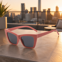 Lunettes de soleil unisexes œil de chat vintage de luxe, petites, en métal, effet miroir, protection UV400, légères, monture complète, multicolores, dorées, forme triangle ovale, magnifiques