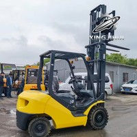 Gebrauchter TCM FD25T6 Gabelstapler mit Stabilem Hydrauliksystem und Vollgummireifen für Werkstatt-Materialhandhabung