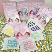 36 Parches/Hoja, Parches para Granos en Forma de Estrella y Corazón, para Maquillaje Facial, Venta al por Mayor, Colores Surtidos