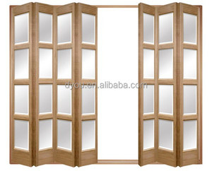 <span class=keywords><strong>Puerta</strong></span> de rejillas plegables aislantes de acordeón con vidrio decorativo y <span class=keywords><strong>cerradura</strong></span> - Product Image 4