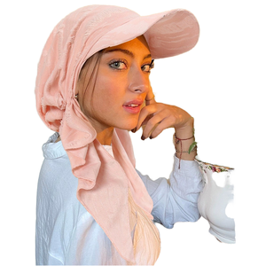 Casquette de baseball ajustable musulmane avec sous-hijab extensible à nouer, en polyester respirant et doux pour la peau - Product Image 1
