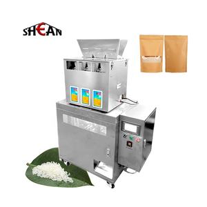 Machine d'emballage à trois têtes, 100g de <span class=keywords><strong>granulés</strong></span>, noix de cacahuètes, boule de chocolat, <span class=keywords><strong>litière</strong></span> pour <span class=keywords><strong>chat</strong></span>, grains de café, graines de légumes - Product Image 3