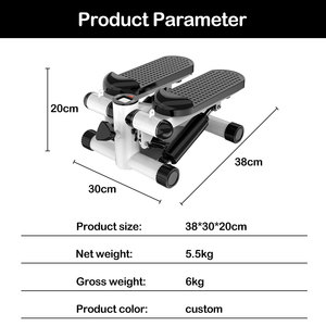 123Sports Home Multifonction Réglable Fitness Equipment <span class=keywords><strong>Mini</strong></span> <span class=keywords><strong>Stepper</strong></span> Avec Bandes De Résistance - Product Image 4