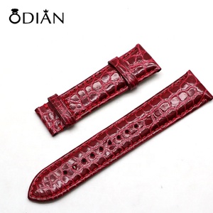 สายนาฬิกาลายจระเข้สำหรับ <span class=keywords><strong>Apple</strong></span> <span class=keywords><strong>Watch</strong></span>,สายนาฬิกาหนังแท้สำหรับสายนาฬิกา1 2 3ใหม่ล่าสุดขนาด40-44มม. - Product Image 3