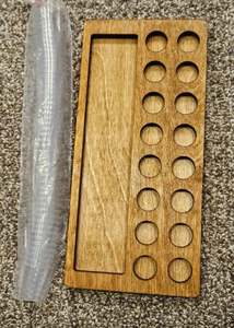 Benutzer definierte Rechteck Holz Kommunion Tablett - Product Image 2