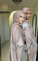 SHENGMO 45 Bawal Coton Découpé Au Laser 120*120 Imprimé Carré Hijab Musulman Écharpe Châle Usine En Gros Conception Personnalisée Taille Logo